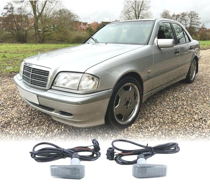 CLIGNOTANTS LATÉRAUX MERCEDES FUMÉ, Auto-onderdelen, Verlichting, Verzenden
