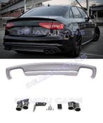 S4 Look Diffuser + Uitlaat sierstukken voor Audi A4 B8.5, Ophalen of Verzenden