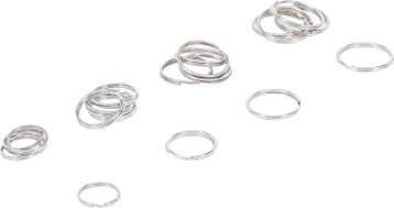 Assortiment sleutelhangerringen 20-dlg, Verzenden