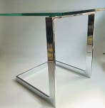 Gebra - Bijzettafel - Chroom - Gebra-design-1980’s, Antiquités & Art