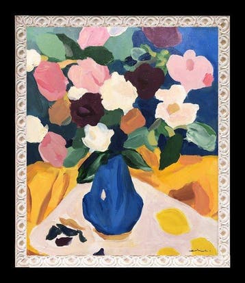 European School (XX) - Fresh Morning Flowers, Antiek en Kunst