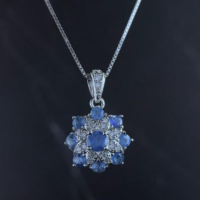 Sans prix de réserve - Collier avec pendentif Argent -, Bijoux, Sacs & Beauté, Bijoux anciens