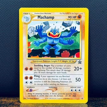Pokémon Card - Machamp Black Star Promo 43 - Pokémon, Nieuw