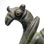 Luristan Brons Zittend gevleugeld paard, Antiek en Kunst