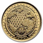 Tokelau. 2021 1/10 oz 9999 Gold $10 NZD Tokelau Terra Coin