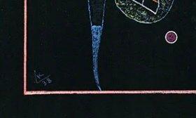 Wassily Kandinsky - “La Tension Double, 1938”. Gesigneerd in