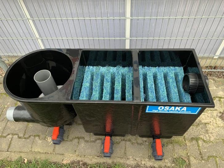 Osaka 2 kamerfilter met vortex Medium 10.000 + eco pomp + uv, Tuin en Terras, Vijvers, Nieuw, Ophalen of Verzenden