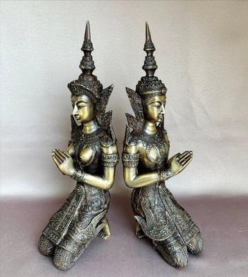 Tempelwachters - Beeld - Teppanom - Thailand (Zonder, Antiek en Kunst