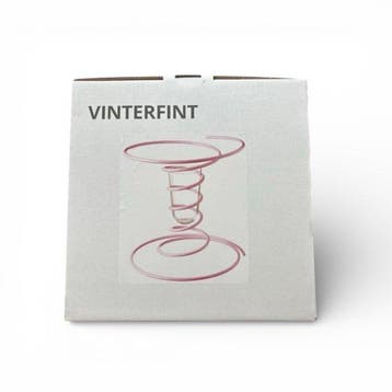 IKEA - Gustaf Westman - Vaas - VINTERFINT - Glas, Metaal -
