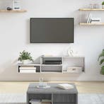 vidaXL Wand TV Stand 120 x 25 x 28,5 cm Bewerkt hout, Verzenden, Nieuw