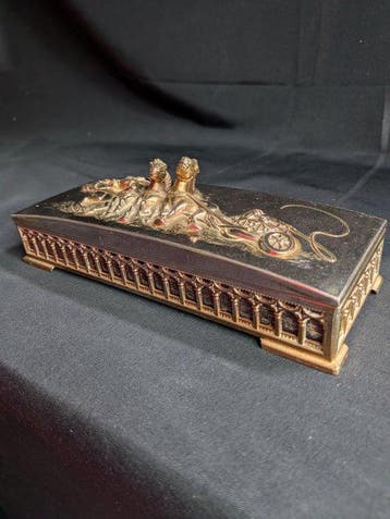 Boîte à bijoux - Quadrige - Plaqué(e) argent