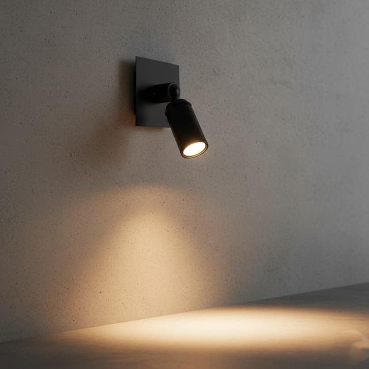 Spots opbouw Opbouwspot Puck Antiek zwart Binnenverlichting, Huis en Inrichting, Lampen | Overige, Verzenden
