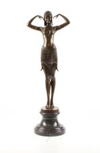 Sculpture, Large High-End Bronze Sculpture “Scarab Dancer” –