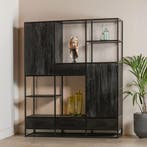 Vakkenkast Mangohout BrendonXL, Verzenden, Nieuw, Overige houtsoorten, Industriële meubels