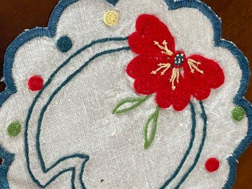 ricami - ranner ricamati a mano - Broderie (14) - 28 cm - 28
