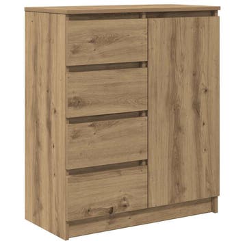 Dressoir eiken | Tweede kansje | OP = OP, Huis en Inrichting, Met plank(en), Verzenden, 50 tot 100 cm, Zo goed als nieuw