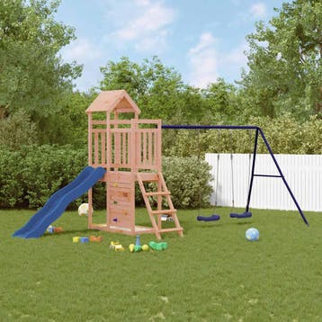 vidaXL Speelhuis massief douglashout, Kinderen en Baby's, Verzenden, Nieuw