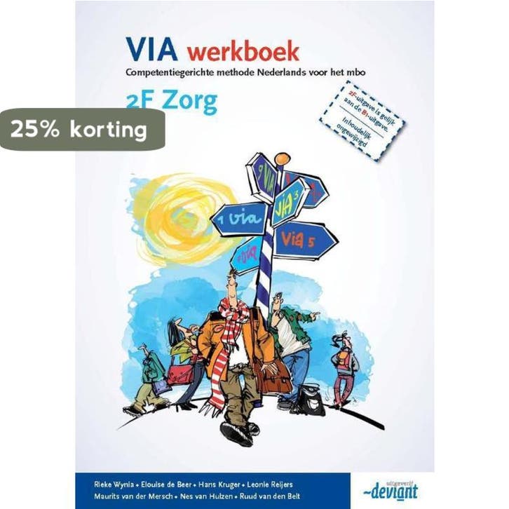 VIA werkboek 2F zorg 9789490998059 Elouise de Beer, Livres, Livres scolaires, Envoi