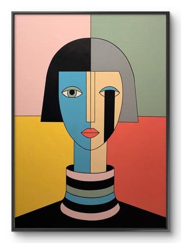 Marcel Mendez - Fragmented Face #84 -XL- ( No reserve )