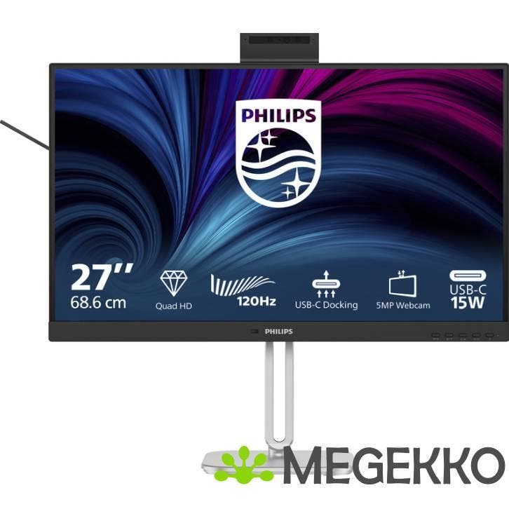 Philips 4000 Series 27B2U4601H/00 Quad HD 120Hz IPS USB-C, Computers en Software, Monitoren, Nieuw, Verzenden
