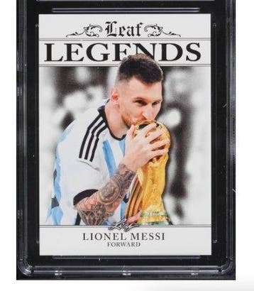 2025 Leaf Lionel Messi Special Release Legends Achievement -
