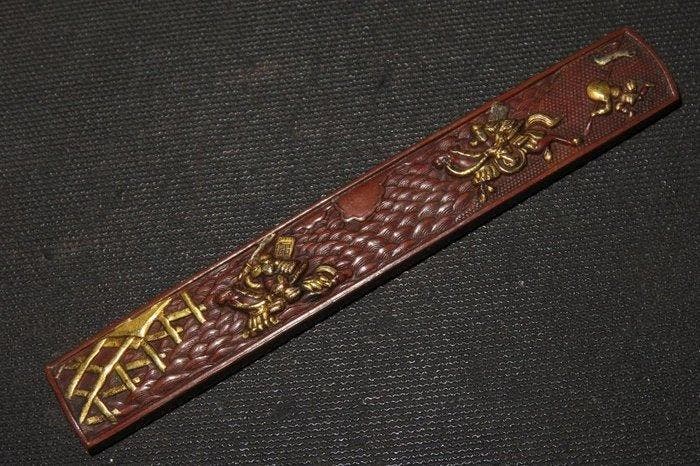Katana - Koper - C5-839 Musya Gassen , War Koduka - Japan -, Antiquités & Art, Antiquités | Autres Antiquités