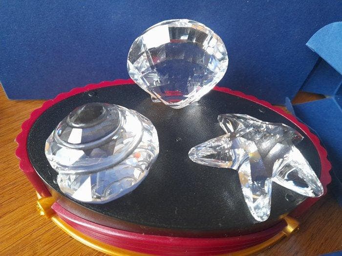 Swarovski - Figurine - Schelpen (3) - Cristal, Antiquités & Art, Curiosités & Brocante