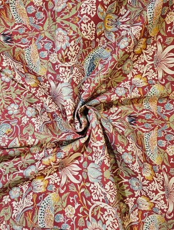 400x280 cm! Stof van William Morris Strawberry Thief -