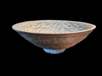 celadon Kom - 6.5 cm - Bol dépoque Song (Zonder