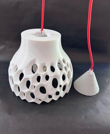 TiWo Design - Plafondlamp - TinaSphere - biopolymeer -