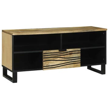 vidaXL TV Eenheden 105 x 33 x 46 cm Bruin Bewerkt hout, Huis en Inrichting, Verzenden, Nieuw