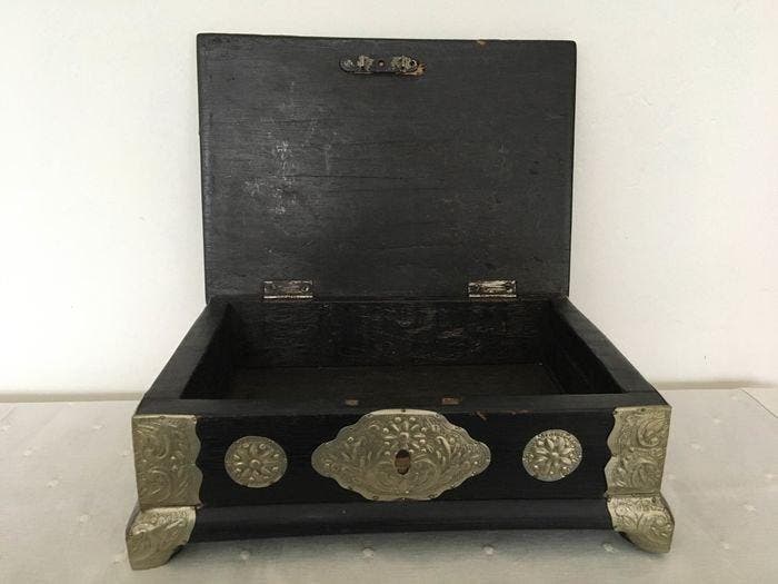 Doos - Hout, Metaal, Antiquités & Art, Curiosités & Brocante
