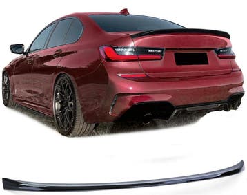 Glanzend Zwarte Spoiler V2 BMW 3 Serie G20 Sedan B9917, Autos : Pièces & Accessoires