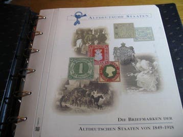 Oud-Duitsland - zeer mooie documentatie met postzegels uit, Gestempeld