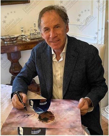 AC Milan - Franco Baresi Signed Italy Photo - Photographie