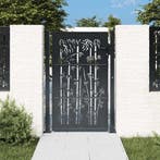 vidaXL Poort met bamboe-ontwerp 100x150 cm staal, Verzenden, Nieuw