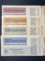 Duitsland. - 9 banknotes 1923 - Weimar Landesregierung,, Postzegels en Munten