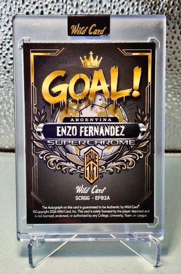 Wild Card Enzo Fernandez 1/1 True One of One Auto - 1 Card -, Nieuw