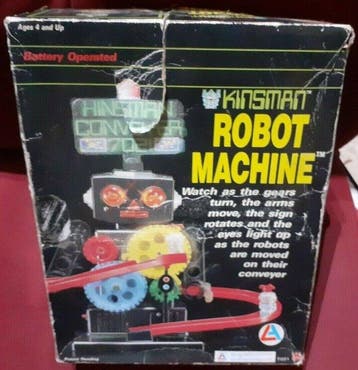 - Speelgoed robot robot Kinsman machine conveyer - 1980-1990