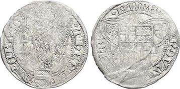 Weisspfennig o Jahr 1450 Koeln-erzbistum Dietrich Ii von..., Verzenden, België