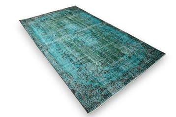 Turkoois vintage - Vloerkleed - 285 cm - 165 cm - met, Nieuw