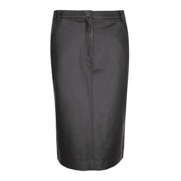 Princess goes Hollywood • donkerbruine faux leather rok • 36, Kleding | Dames, Princess goes Hollywood, Bruin, Verzenden, Nieuw