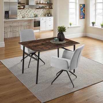 Eetkamertafel Swansea 120x75x76cm, Huis en Inrichting, Verzenden, Nieuw