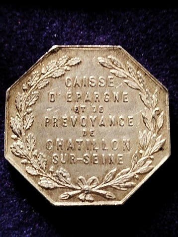 France. Jeton en argent Caisse dEpargne et de Prévoyance