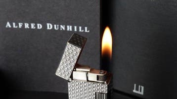 Dunill - Rare Model Pattern Rollagas Lighter - Zonder, Verzamelen, Nieuw