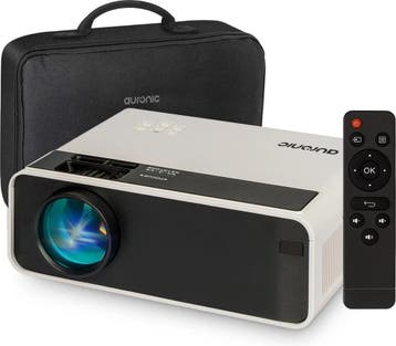 2dekans | Auronic Mini Beamer - 4500 Lumen - WiFi - 200 inch, Ophalen of Verzenden