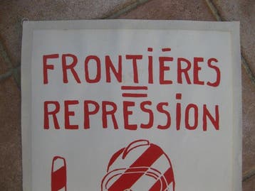 Anonymous - FRONTIÈRES = REPRESSION mai 68 - Années 1960, Antiquités & Art