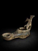 Laat-Romeins / Vroeg-Byzantijns Brons Lamp - 12 cm - LUCERNÆ