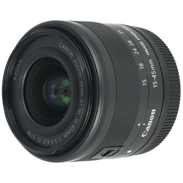 Canon EF-M 15-45mm f/3.5-6.3 IS STM noir | Occasion, Ophalen of Verzenden