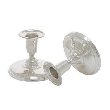 C.G. Hallberg, Zweden - Kaarsenhouder (2) - .925 zilver -
